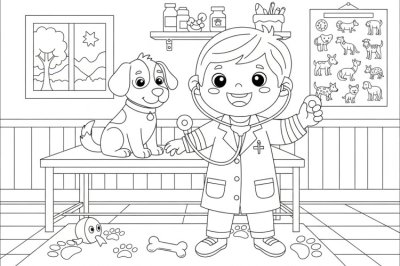 Meslekler Zor Meslek Boyama Sayfası