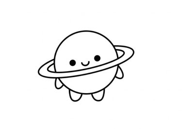 Uzay Kolay Uzay Boyama Sayfası