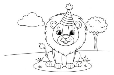 Hayvanlar Orta Hayvan Boyama Sayfası