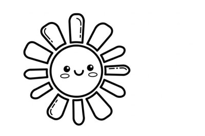 Doğa Kolay Doğa Boyama Sayfası