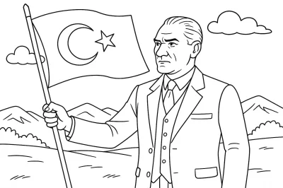 Bayramlar Orta Bayram Boyama Sayfası