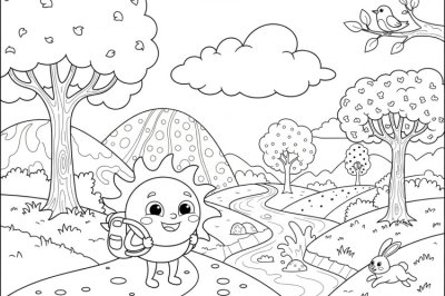 Doğa Zor Doğa Boyama Sayfası