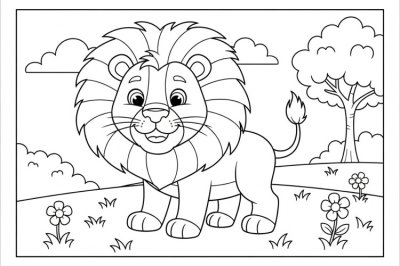 Hayvanlar Orta Hayvan Boyama Sayfası